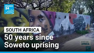 YouTube video thumbnail: South Africa Commemorates 50 Year-Old Anniversary of Soweto Uprising