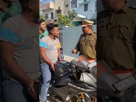Hair cut , No Helmet #roadsafety #funny #awareness #savelife #trafficmanagement #pkmast