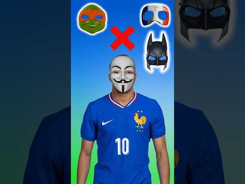Kylian Mbappé Mask 🎭 ❓❌ 🇫🇷 #mbappe #football #shorts #fifa #shorts #kylianmbappe