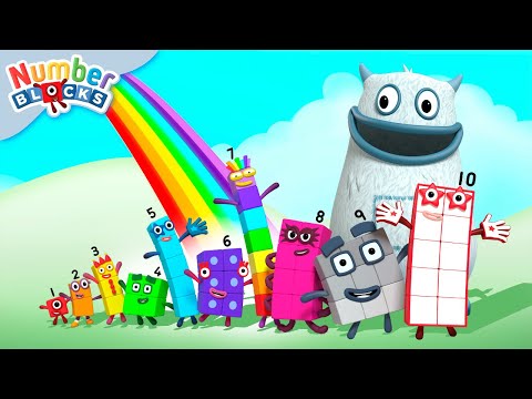 🌈 The Numberblocks Rainbow Extravaganza! 🌈 | Counting for Kids | @Numberblocks