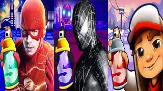 Subway Surfers Winter Xtreme 2026 Mia vs The Flash Hero vs Spiderman 3 Run Gameplay HD