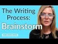 Brainstorming Techniques for Writing