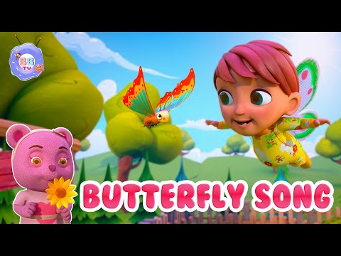 🦋BUTTERFLY SONG | @BBTVKIDS Nursery Rhymes & Kids Songs #butterfly #nature #kidssong #nurseryrhymes