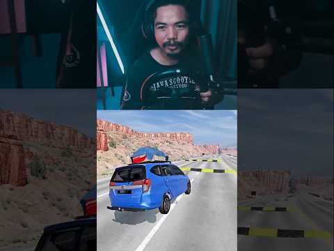 mobil vs polisi tidur beamng deive