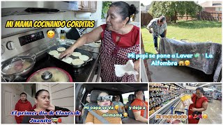 PRIMER DÍA DE CLASES 🏫NO PASO EL AUTOBÚS 🚌 TODO ESTÁ DESCONTROLADO 🫢🤷‍♀️ MI PAPÁ 🧓 SEVA A 🇲🇽🧳✈️😱