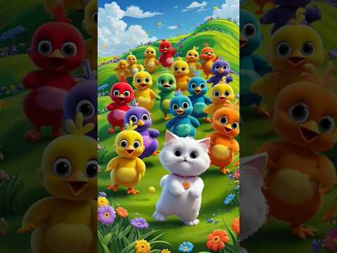 BERNYAYI DAN BERJOGET DI BUKIT TELETUBBIES #cutechickens #ayampelangi #ayamwarnawarni #shorttrending