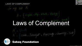 Laws of Complement
