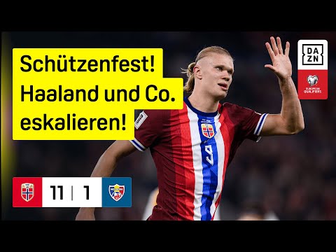 Norwegen - Republik Moldau | European Qualifiers | DAZN Highlights