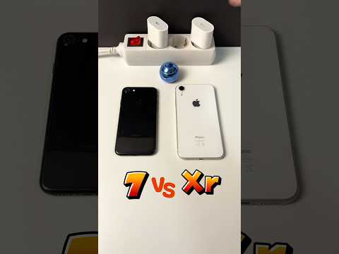 iPhone 7 Vs Xr Power On Boot Best Speed Test Comparison