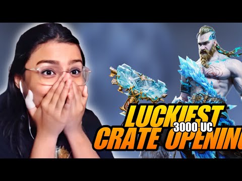 🔥I Got Everything in 3000 UC🔥Arctic Conqueror Crate Opening🔥Luckiest Crate Opening😭