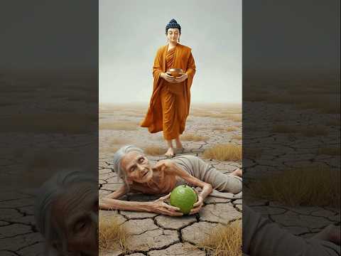 Her Last Guava Became New Life – Buddha Vandana | Short Viral #buddha #buddhist