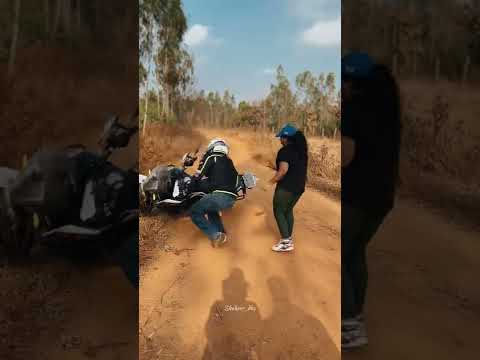 Ithaano Fall in love❤️😂#ktm #adventure #shorts