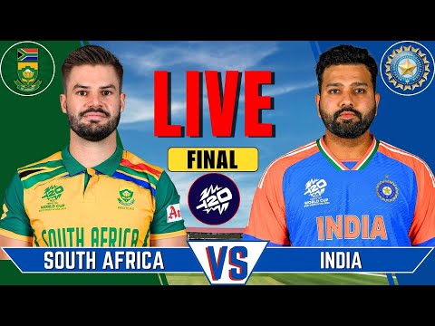 INDIA vs SOUTH AFRICA  Match Live | Live Score & Commentary | IND vs SA T20 Final Live Match