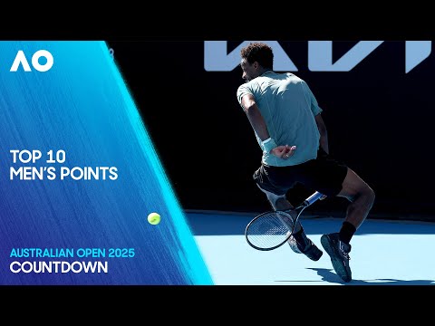 Top 10 Men's Points | Australian Open 2025