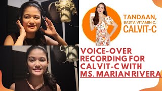 VOICE-OVER FOR CALVIT-C (WITH MS. MARIAN RIVERA)! | Voiceover Flowers