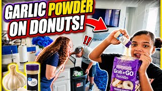 OFFERING MY PARENTS GARLIC POWDER DONUTS!