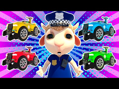 Where Is The Real Police Car? | Cartoon for Kids | Dolly and Friends