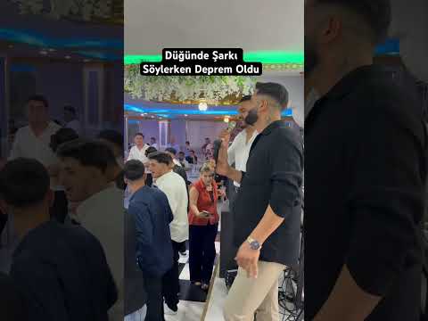 Düğünde Şarkı Söylerken Deprem Oldu #esmere