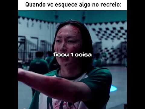 Quando você esquece algo no recreio - Round 6 #squidgame #round6 #edit #shorts #netflixseries