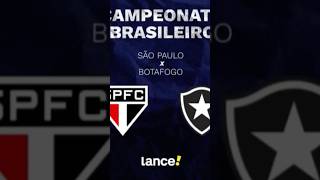 Botafogo pode chegar ao g4 se vencer o sao paulo#shorts#botafogo #fogaonet