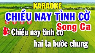 Karaoke Chiều Nay Tình Cờ Song Ca Nhạc Sống | Trọng Hiếu Beat
