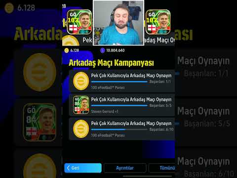 BEDAVA🎁 GERRARD ALDIM🔥🔥 ARKADAŞ BULMA POSTU! eFootball 2026 mobile #efootball
