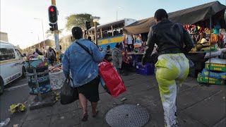 Walking to Kwamashu Taxi Rank in Durban South Africa #walking