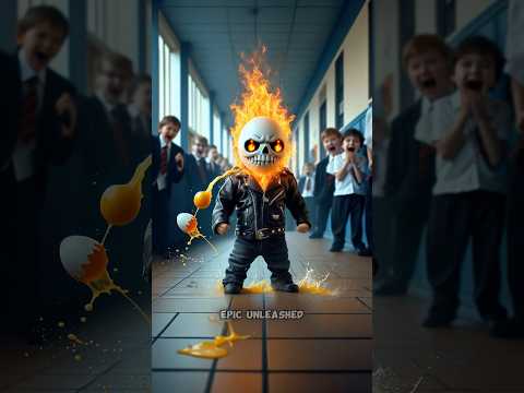 Joker vs Ghost Rider 🔥|Spider-Man saves the day | ending is unexpected #shorts #joker #spiderman