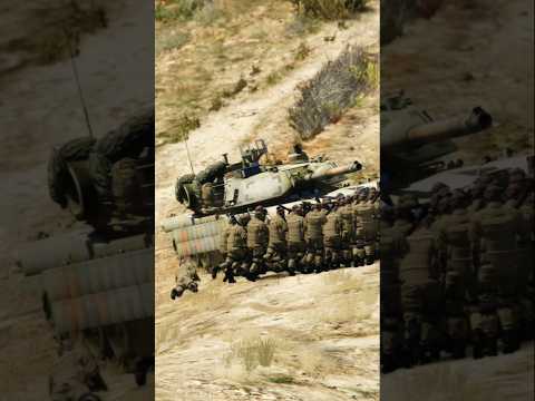10k Israeli Soilders Destroyed By Irani Tank On Mountain _ GTA 5