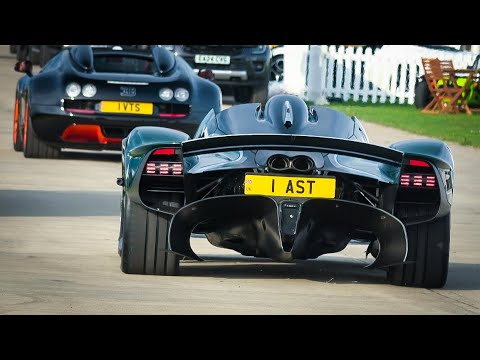 HYPERCAR delivery worth £40Million arrive for track day! Valkyrie, Jesko, Divo. Sesto Elemento...