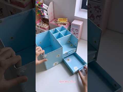 DIY Organizer / Tái chế thùng carton #diy #craft #shorts #shortvideo