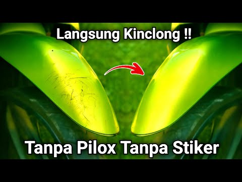 ILMU GRATIS‼️Cara ampuh menghilangkan Baret-Baret di body motor