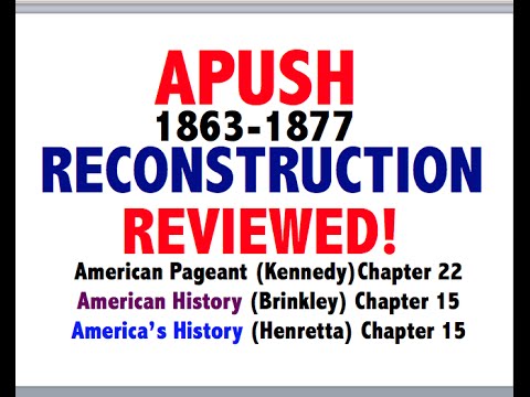 APUSH American Pageant Chapter 22 Review - YouTube