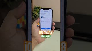 iOS 18.7.8 Official Update Released #ios18 #newupdate #ios18newupdate #tios18feature#tiphoneupdates