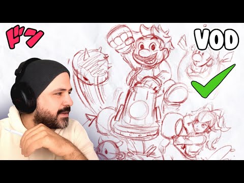 ¡Odiaba este boceto... y lo transformé! ✏️ Mario Kart World Parte 2 VOD | Why So Gurin