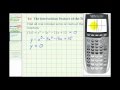 TI84 Graphing Calculator: Intersection Method for Finding Zeros