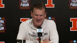 Final Four pregame: Illinois head coach Brad Underwood