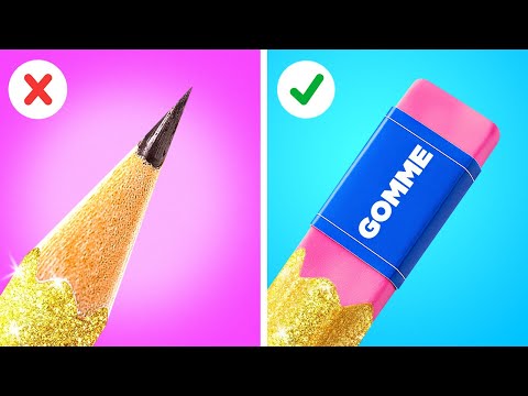 DÉFI PROFESSEUR VS MOI | ASTUCES DE SURVIE À L'ÉCOLE ! Conseils et Idées de Gadgets DIY par 123 GO!