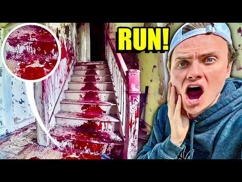 IF YOU SEE BLOOD in an Abandoned House, run.. (it’s a trap)