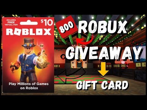 800 Robux Gift Card Codes - 08/2021