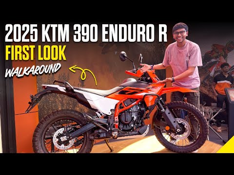 2025 KTM 390 Enduro R Walkaround | KTM 390 Enduro R Unveiled | India Bike Week 2024 | Times Drive