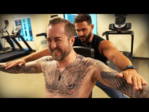 Jay Vincent puts me through a SUPER INTENSE Workout! @JayVincentFitness