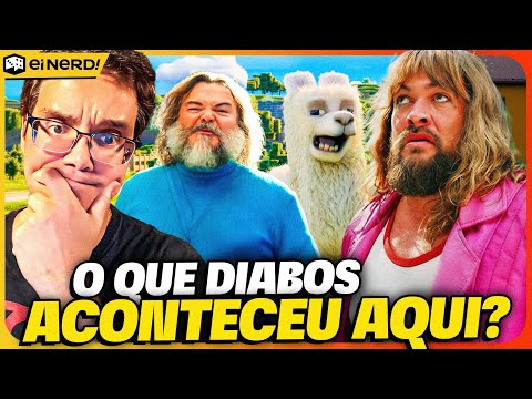 JASON MOMOA E JACK BLACK? O QUE DIABOS FOI ESSE TEASER DE MINECRAFT? Análise COMPLETA