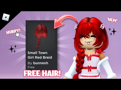 (1 DAY ONLY!) HURRY! GET NEW FREE RED HAIR! 🤩 *SO CUTE*