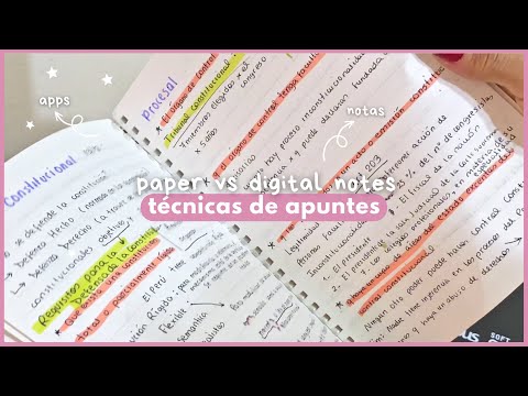 Mis apuntes en papel vs mis apuntes digitales | ¿cuál es mejor? 📝