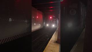 R179 (M) Train Entering Delancey-Essex Street #mta #r179 #mtrain