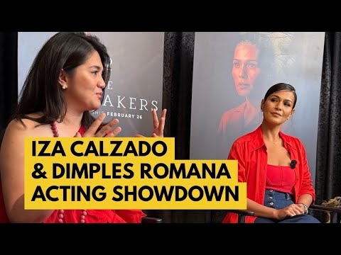 Iza Calzado and Dimples Romana talk about being pampered, how they assist other crew in the ser