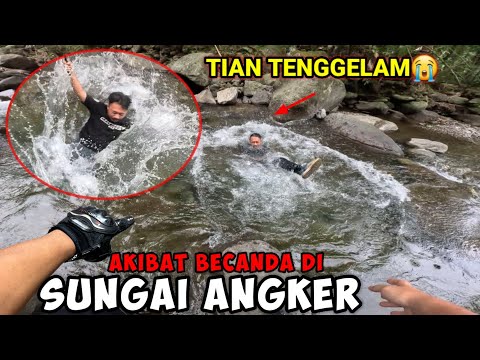 TIDAK LAGI2 BECANDA DI SUNGAI ANGKER | ENDINGNYA MALAH INI YANG TERJADI😭 - motovlog