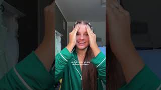 the way I sound so tired in the beginning 😂💘 #englishwedding #weddinggrwm #richbrownhair #england
