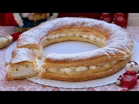 Roscón de Reyes con hojaldre, muy rápido de preparar